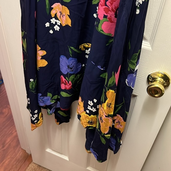 Anthropologie Mauve Floral Print Dress - Picture 4 of 9